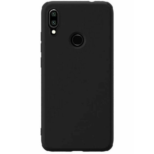Силиконовый чёрный чехол для Xiaomi redmi Note 7, ксиоми редми нот 7 retro flip case for xiaomi redmi 7a 7 back cover for xiaomi redmi note 7 pro case 3d emboss wallet leather stand phone case capa