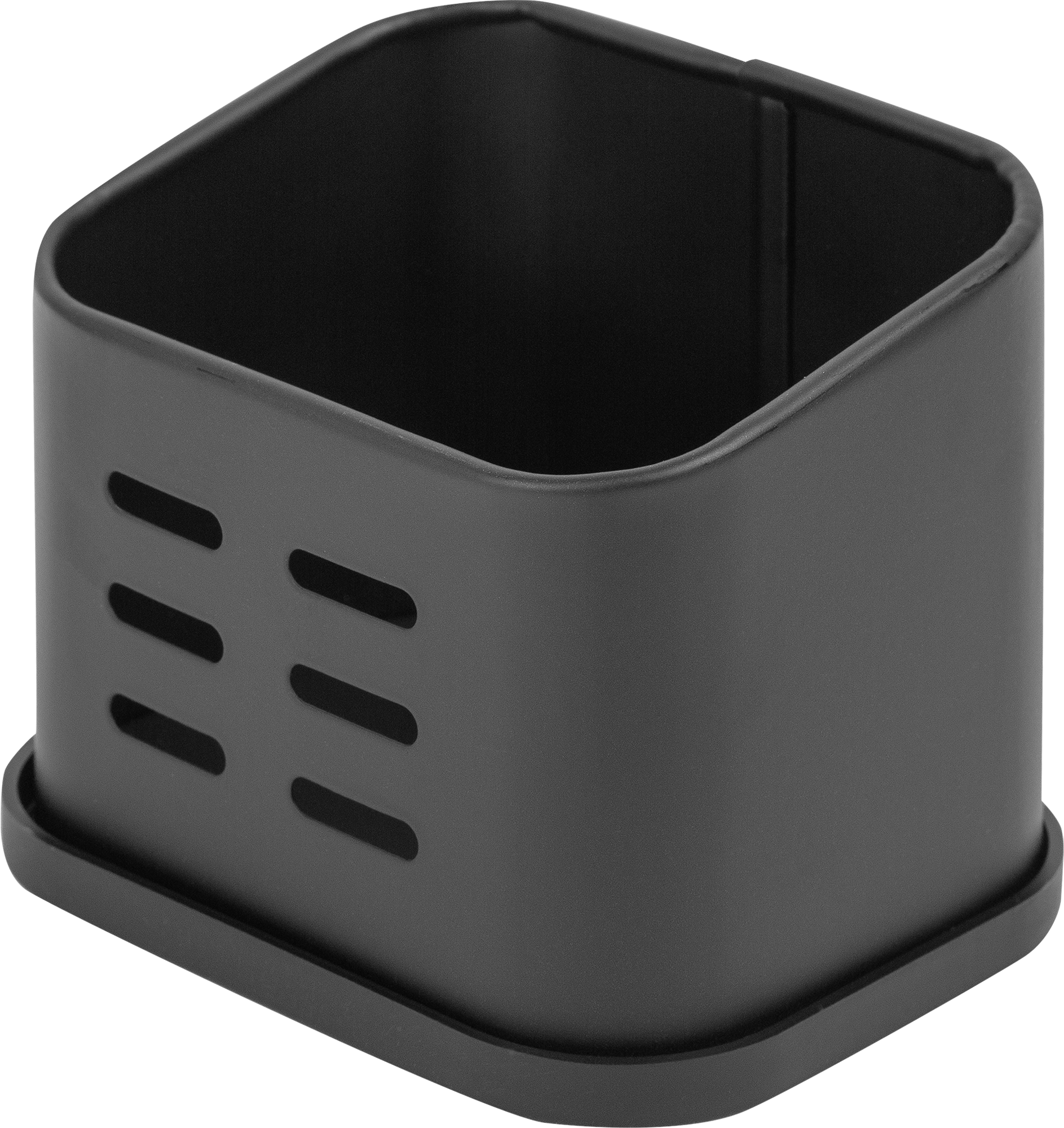 фото Подставка для губки Delinia 11.5х8.5х8.5 см сталь цвет чёрный