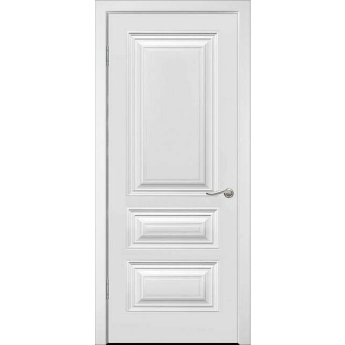 Межкомнатная дверь WanMark Симпл-3 / ПГ белая эмаль