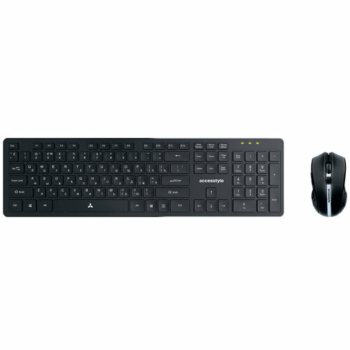 Беспроводной набор из мыши и клавиатуры Accesstyle KM201-ORE, серый