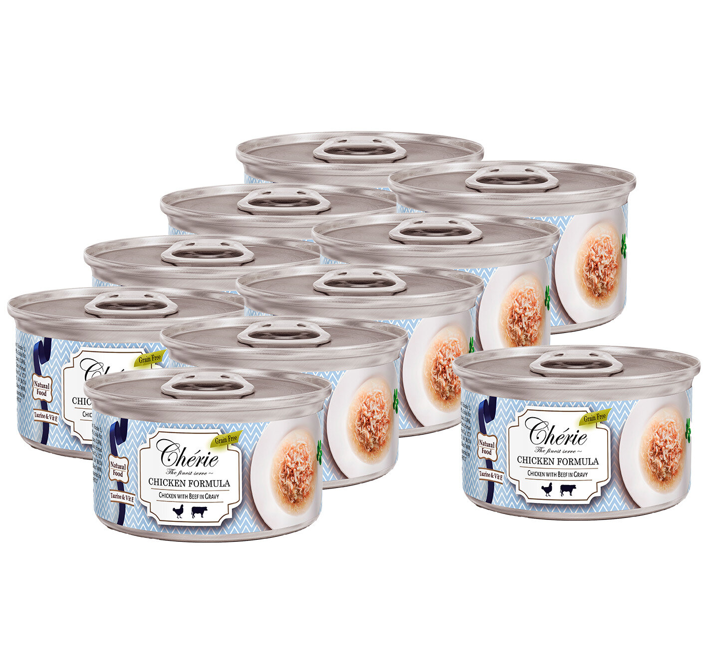 фото PETTRIC Курица с Говядиной в Соусе. 80 г. х 10 шт.