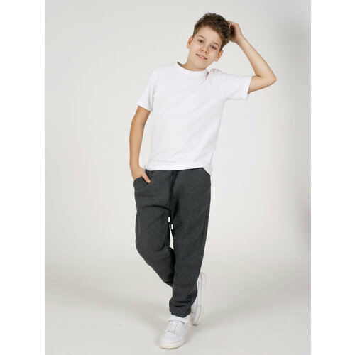 фото Брюки egotrik, размер 176, серый, черный