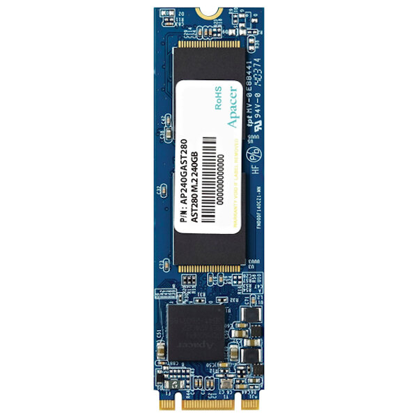 Накопитель SSD M.2 2280 Apacer AST280 480GB TLC SATA 6Gb/s 520/495MB/s IOPS 84K MTBF 1.5M RTL - фото №9