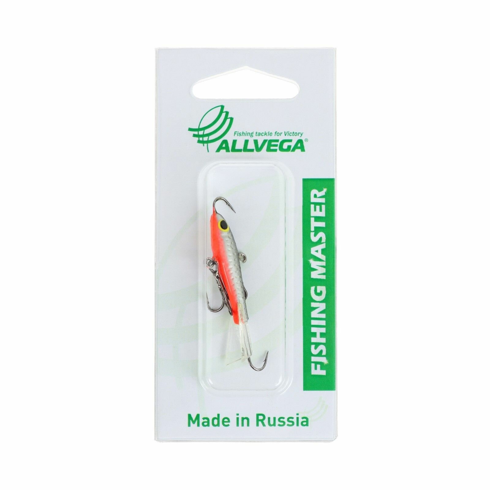 Приманка балансир ALLVEGA "Fishing Master" 6.5 гр / 40 мм, цвет Т28 (Плотва), 2 штуки