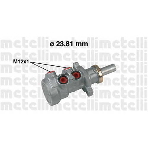 METELLI 05-0640 (1134816) главный тормозной цилиндр (23,81 mm)