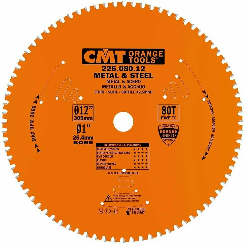 Пильный диск CMT 226.080.12M 305х25.4 мм