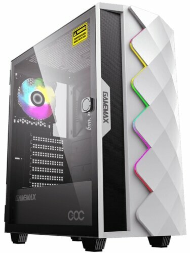 Корпус GameMax Diamond COC WT E-ATX без БП белый