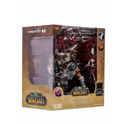 Фигурка McFarlane Toys World of Warcraft Orc Warrior/Shaman: Epic 15см MF16683 фигурка mcfarlane world of warcraft human paladin warrior common