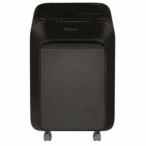 Fellowes FS-55025 Шредер Fellowes® Powershred® LX210, черный, DIN P-4, 4х12 мм, 16 лст, 23 лтр, Jam Proof™