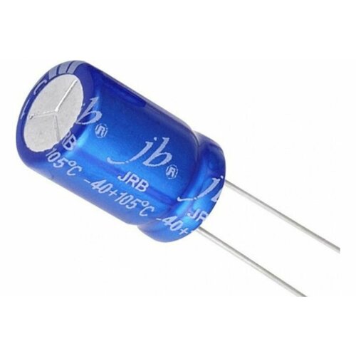 Электролитический конденсатор JB Capacitors 47мкФ, 50В, 105C, 6.3x11мм JRB1H470M02500630110000B-20