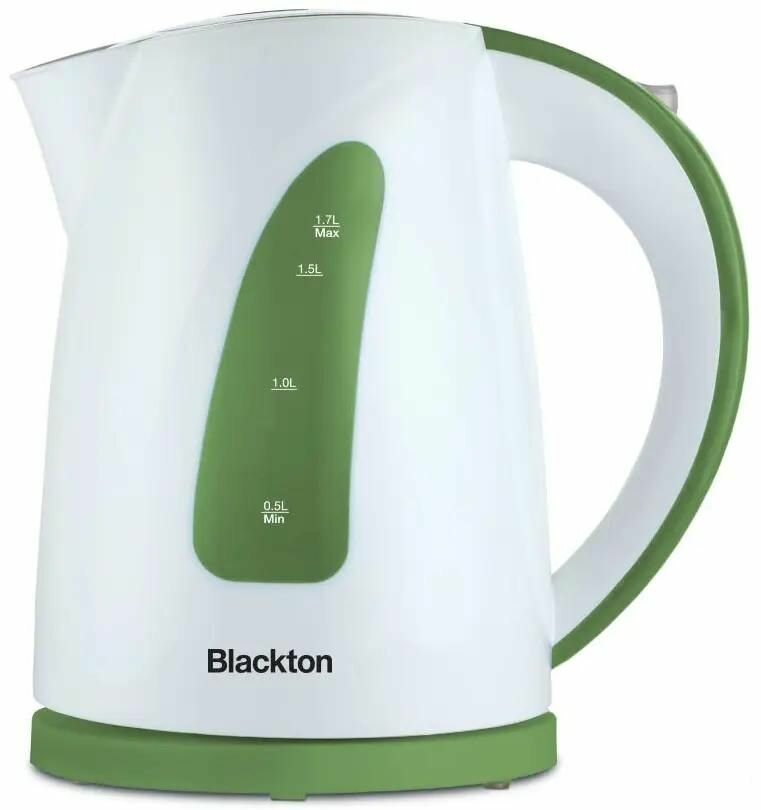 Чайник электрический BLACKTON Bt KT1706P, 2200Вт, белый и зеленый