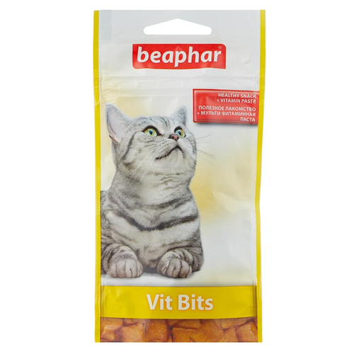 Подушечки с витаминной пастой для кошек Beaphar Vit- Bits 75 шт 882₽