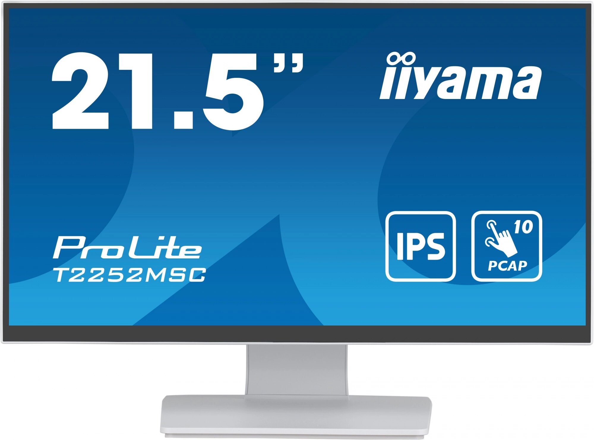 IIYAMA Монитор Iiyama 21.5" ProLite T2252MSC-W2 белый IPS LED 5ms 16:9 HDMI M/M матовая 250cd 178гр/178гр 1920x1080 DP FHD USB Touch 4.5кг T2252MSC-W2