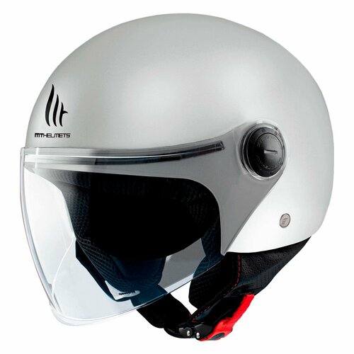 Шлем MT STREET S SOLID (XL, Gloss White)