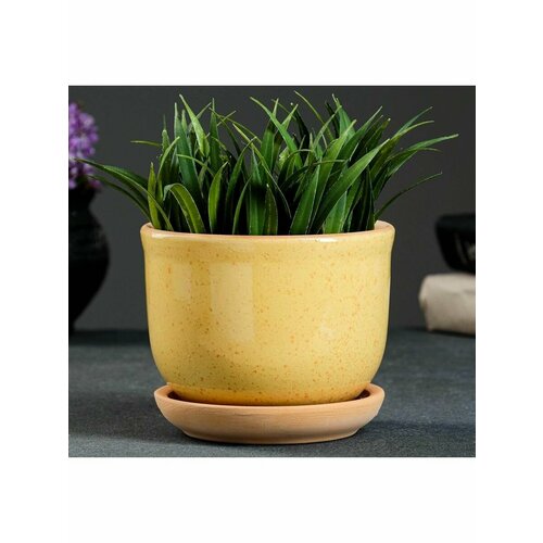 Горшки для цветов авиор желтый 717₽