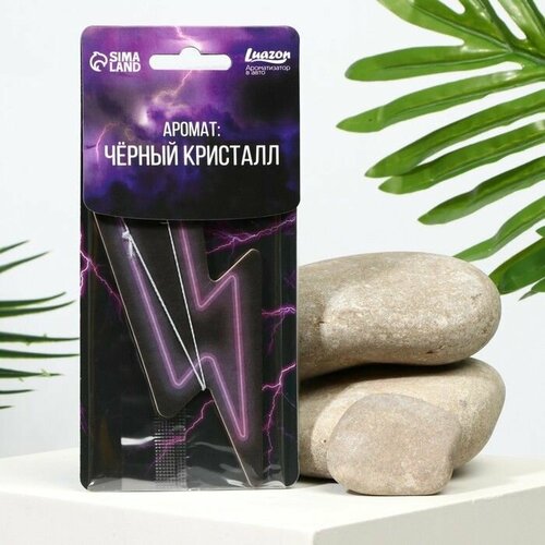 Ароматизатор в авто Неон аромат черный кристалл 442₽