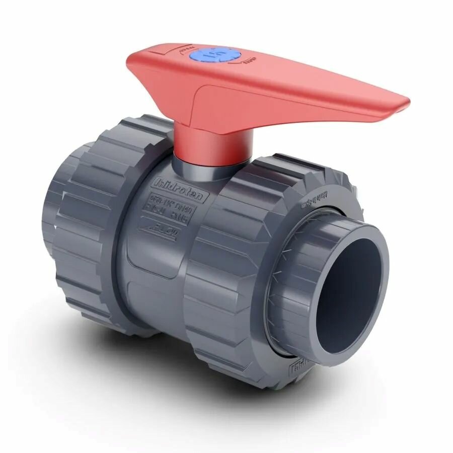 фото Кран шаровый клеевой, 32 мм, Hidroten