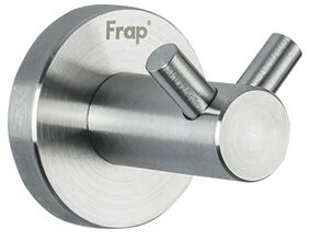 Крючок Frap F30105-2 нерж двойной