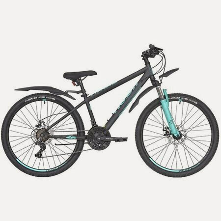 Изображение товара Горный велосипед Rush Hour 26" NX 615 DISC ST черный , рама 18" (21 скорость)