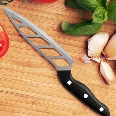 Воздушный нож Aeroknife / Кухонный нож / Нож профессиональный / Острый нож для нарезки хлеба, мяса, овощей, зелени / Нож универсальный
