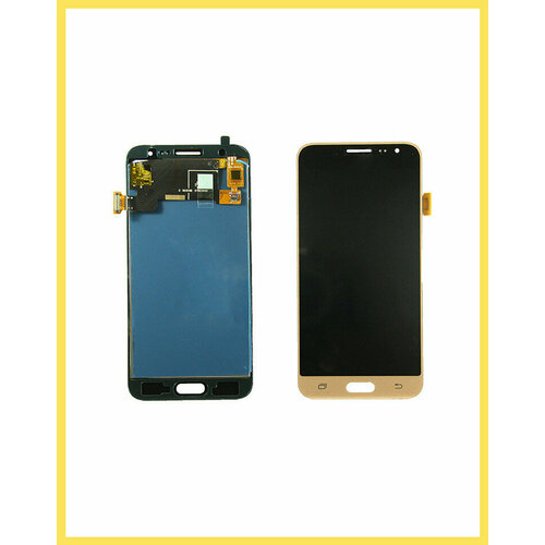Дисплей (экран) для Samsung Galaxy J3 2016 J320F в сборе с тачскрином Золото - (In-Cell)