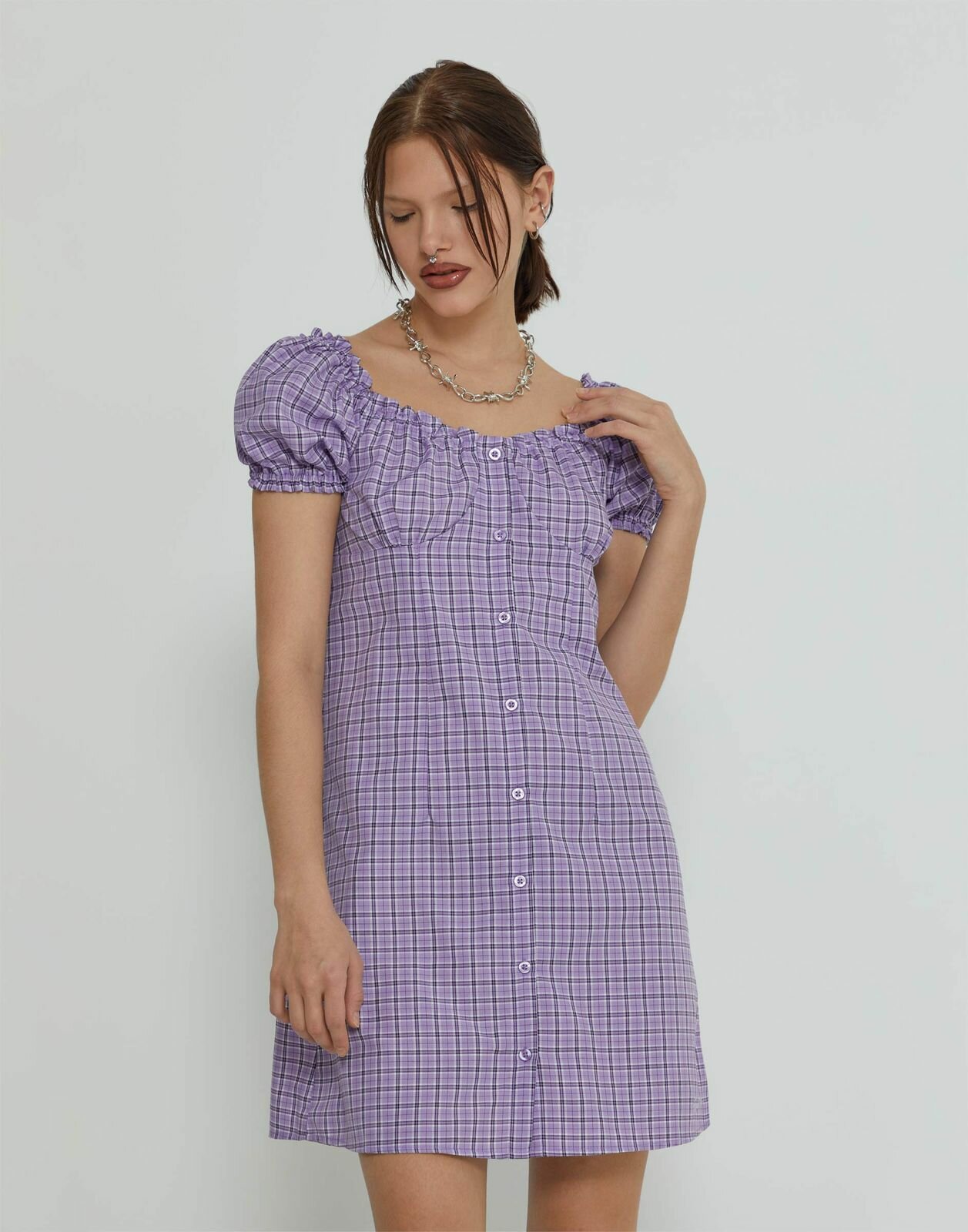 Платье Gloria Jeans GDR027234 фиолетовый/разноцветный для девочек 12-14л/158-164