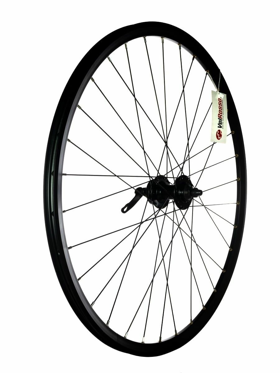 фото Колесо велосипедное 29" переднее в сборе, двойной алюминиевый обод, пистонированное, алюминиевая втулка, промподшипники, под эксцентрик, под дисковый тормоз.