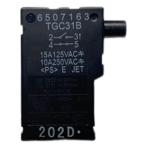 Выключатель TGC31B (650716-3) для монтажной пилы MAKITA LW1401 статор для монтажной пилы makita lw1400 lw1401 593908 0