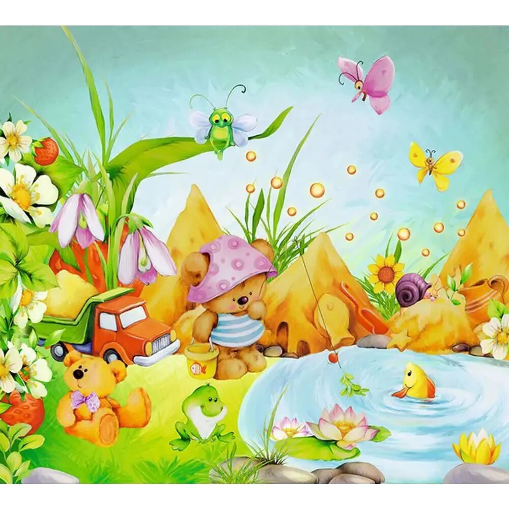 Фотообои DeliceDecor флизелиновые Ф069 Мишутка 3*2,7