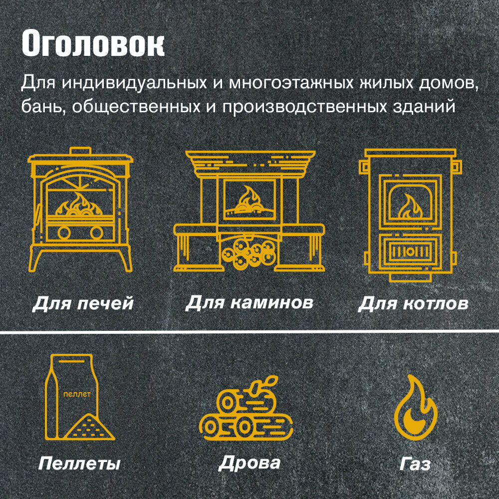Оголовок оцинкованный 115х200 мм Везувий - фото №2