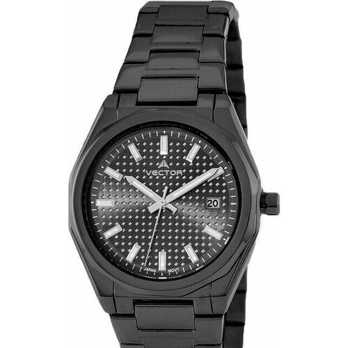 Наручные часы Vector, черный наручные часы vector наручные часы vector вектор vc8 115413 черный механизм япония черный