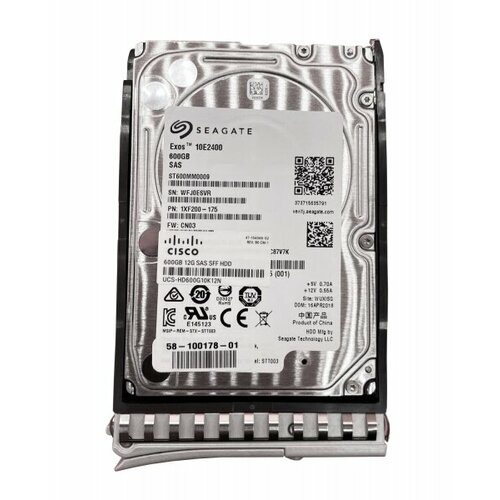 Жесткий диск Cisco 1XF200-175 600Gb 10000 SAS 25 HDD 45965₽