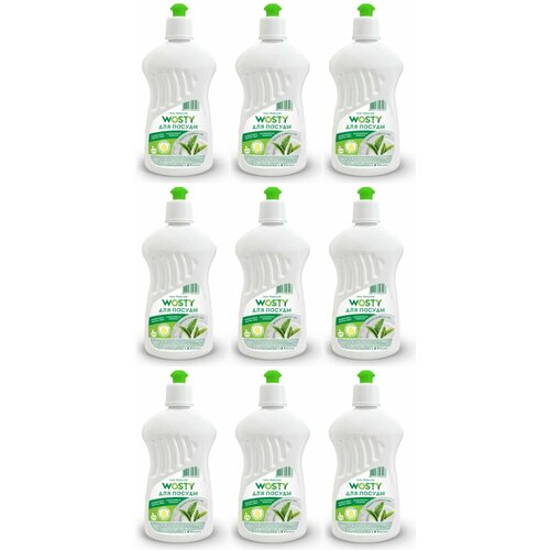 GreenField Гель бальзам для посуды Wosty аромат Зеленый чай 500 мл 9 уп 1216₽