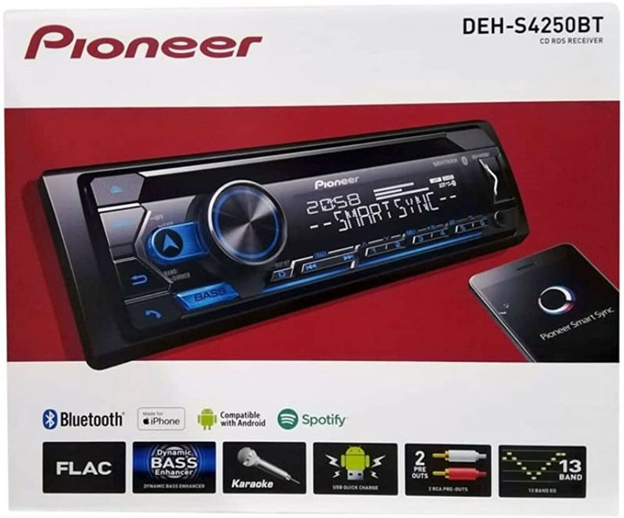 Автомагнитола Pioneer DEH-S4250BT