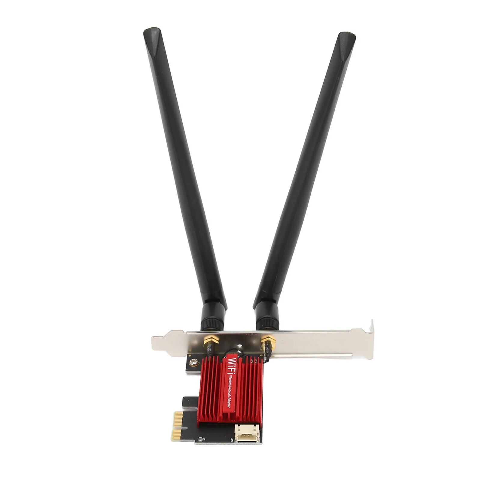 Wi-Fi PCI-E Адаптер 7260AC Pro, 2.4/5 ГГц, 1200 Мбит/сек, Bluetooth 4.0, 2 Внешние Съемные Антенны, Сетевая Карта для ПК, для Компьютера