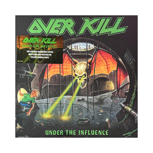 Overkill - Under the Influence, 1xLP, YELLOW MARBLED LP виниловая пластинка overkill under the influence сша lp