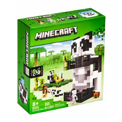 Конструктор Майнкрафт: Дом панды 553 дет. 8006 конструктор lego minecraft 21245 дом панды 553 дет