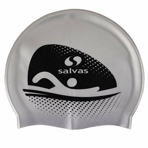 Шапочка для плавания SALVAS Cap, FA065/S, силикон шапочка для плавания fashy silicone cap 3040 40 силикон красный