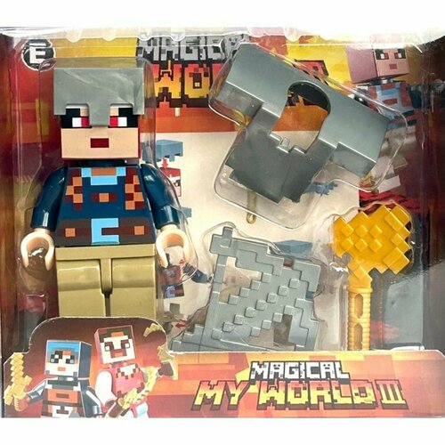 22E Конструктор minifigures Minecraft, фигурка Майнкрафт 8 см.