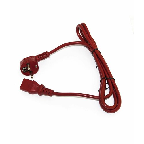 Шнур питания Hyperline PWC-IEC13-IEC14-50-RD C13-С14 проводник3x075мм2 5м 250В 10А упак1шт к 2021₽