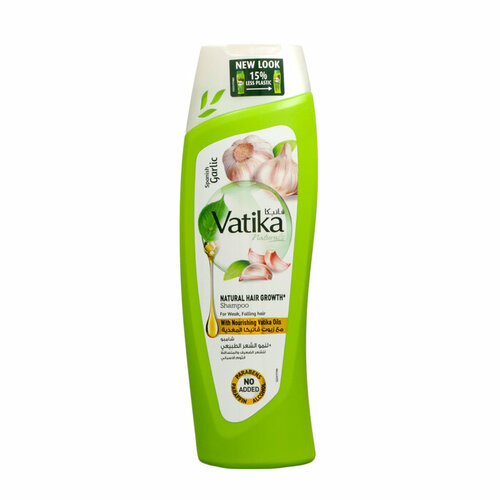 vatika garlic для ломких и выпадающих волос 400 мл Шампунь для волос Dabur VATIKA GARLIC для ломких и выпадающих волос, 400 мл