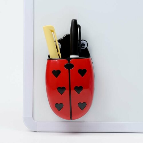 Магнитная универсальная подставка для маркеров и губок Божья коровка 35х9х125см 656₽