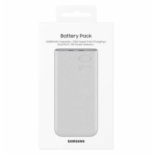 Внешний аккумулятор повербанк 10000mah с быстрой зарядкой Samsung Battery Pack powerbank 2x Type-C 25w для телефона 2400₽