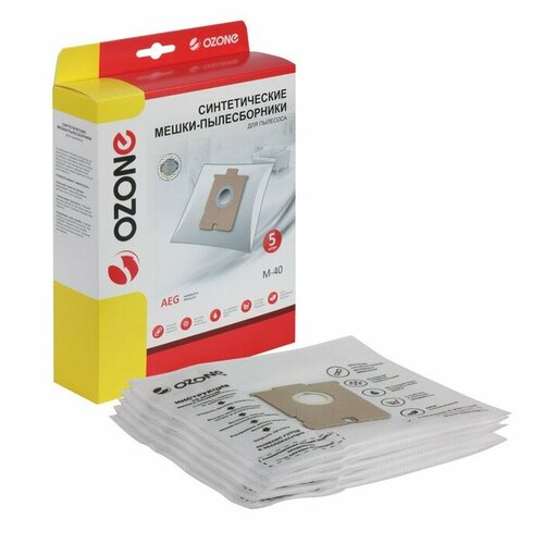 Мешки-пылесборники M-40 Ozone синтетические для пылесоса 5 шт 889₽
