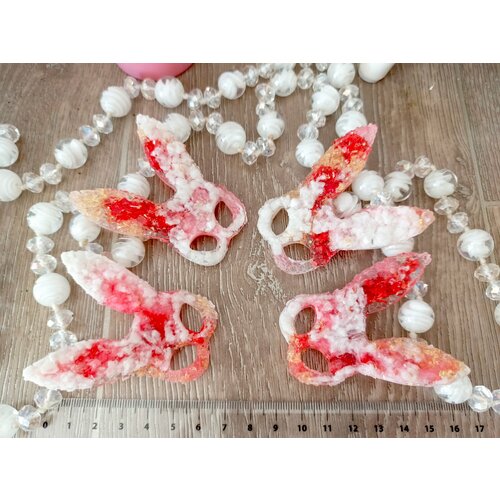 Брошь, лиловый, бесцветный