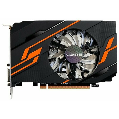 Видеокарта Gigabyte GeForce GT 1030 1290Mhz 2048Mb 6008Mhz 64 bit видеокарта gigabyte geforce gt 1030 gv n1030oc 2gi 2g 64bit gddr5 1290 6008