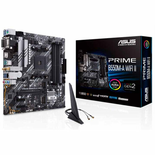 Материнская плата Asus Prime B550M-A WIFI II mATXAM4B5504DDR4 1753900₽