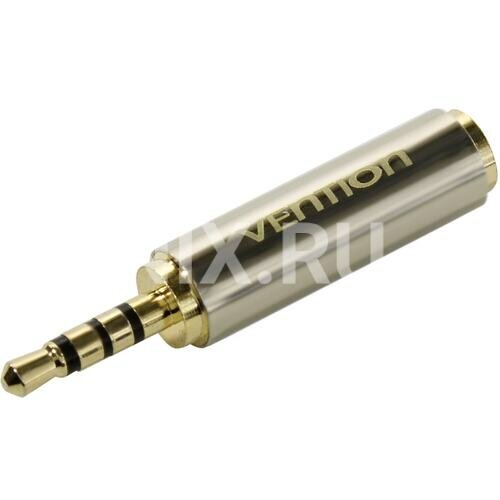 Аксессуар Vention 3.5 Jack F - 2.5mm Jack M Silver VAB-S02