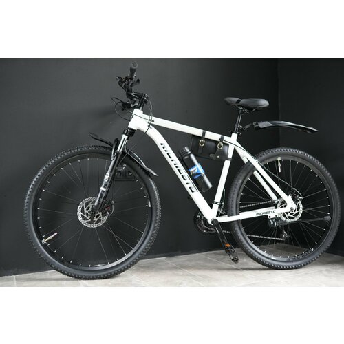 Велосипед горный RICHIESTO 26 21s Алюминиевая рама 19 Взрослый Спортивный Унисекс белый модель 2024 25900₽