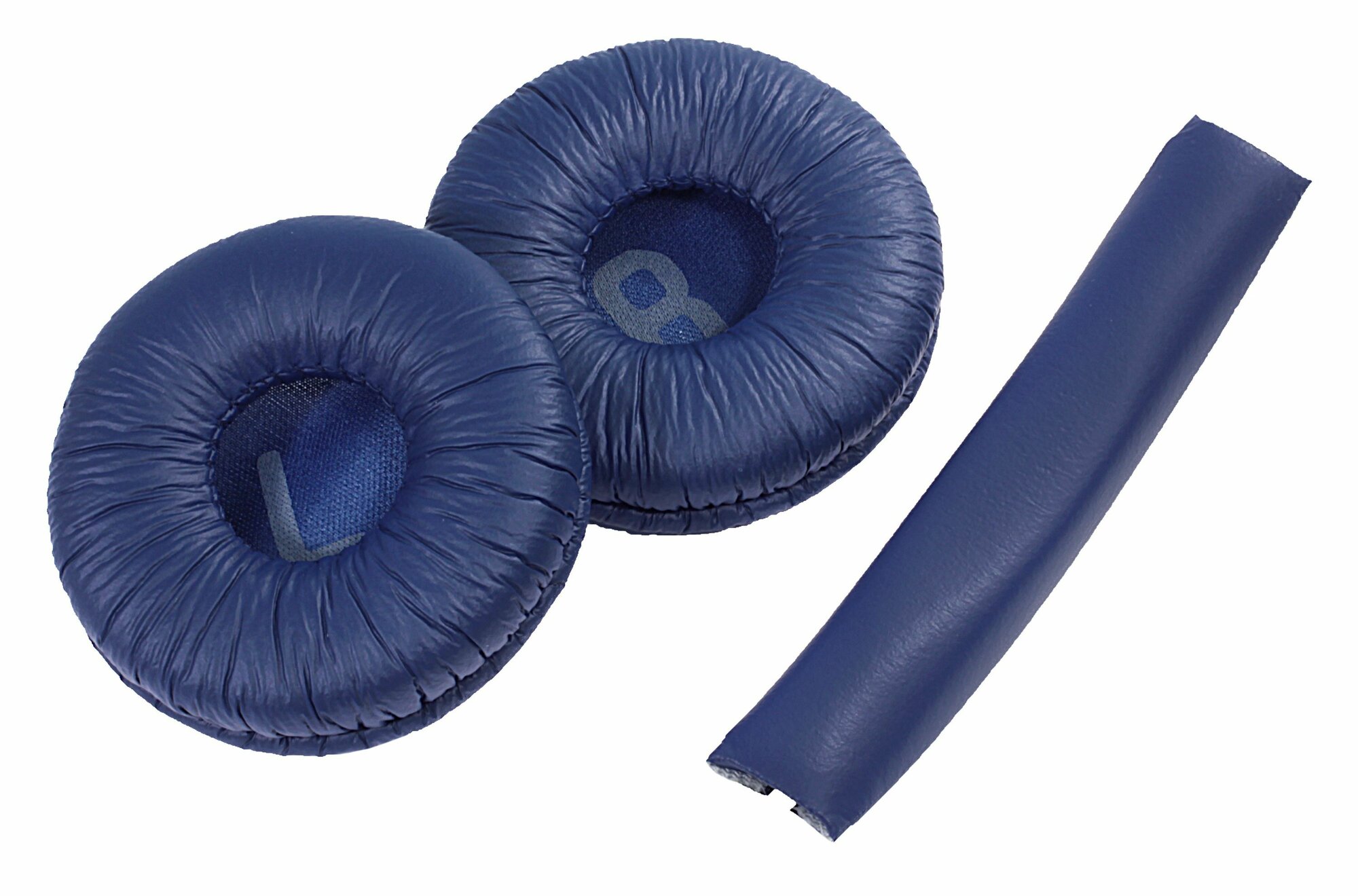 Амбушюры + оголовье JBL Tune 500, Tune 500BT, Tune 510BT синие — фото 1